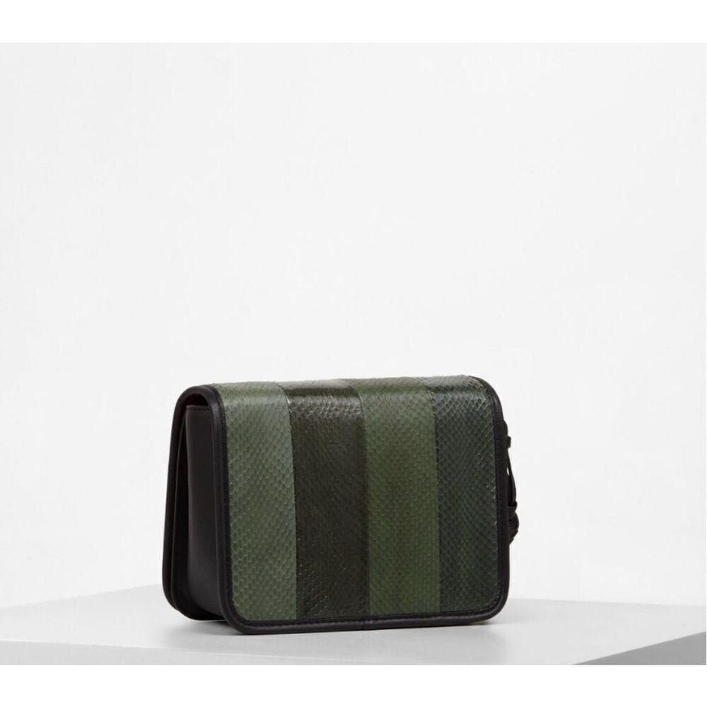 ✨All Saints Genuine snakeskin Olive shoulder bag✨ - Picture 3 of 10